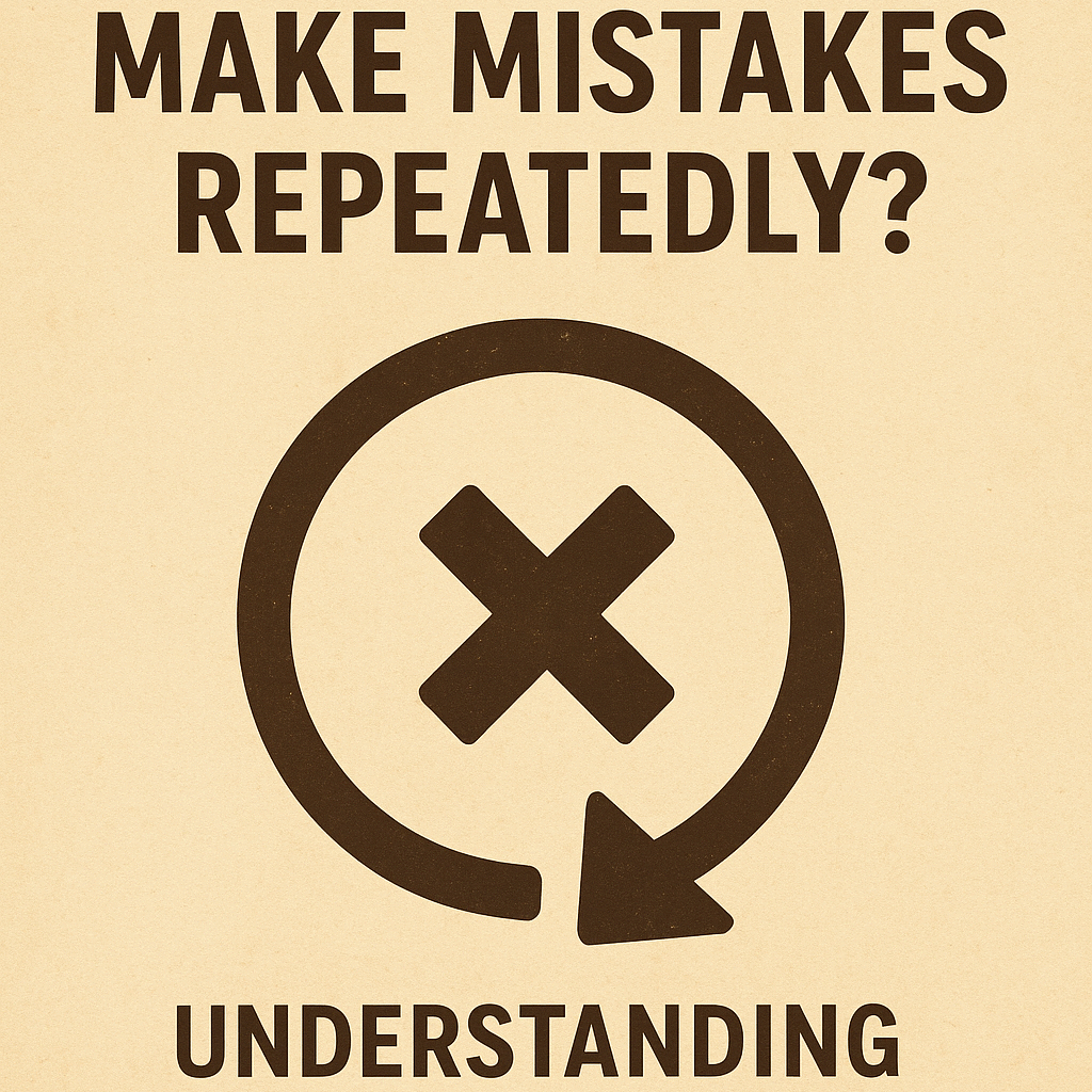 Why Do We Make Mistakes Repeatedly? Understanding the Cycle and Breaking It Why Do We Make Mistakes Repeatedly?