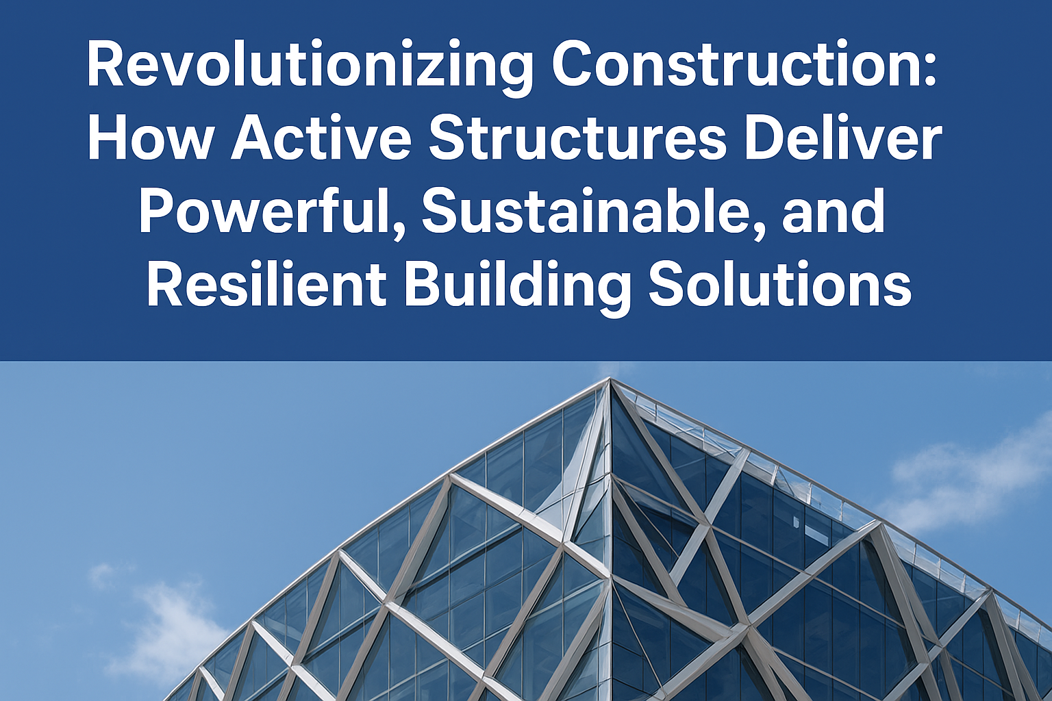 Active Structures.Revolutionizing Construction: How It Works