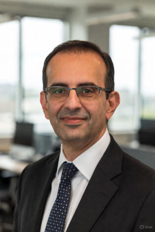 showing a man evolving from a casual office worker to a suited executive, representing career transformation to CEO level.