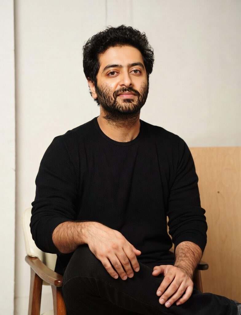 Arijit Singh singing passionately with eyes closed