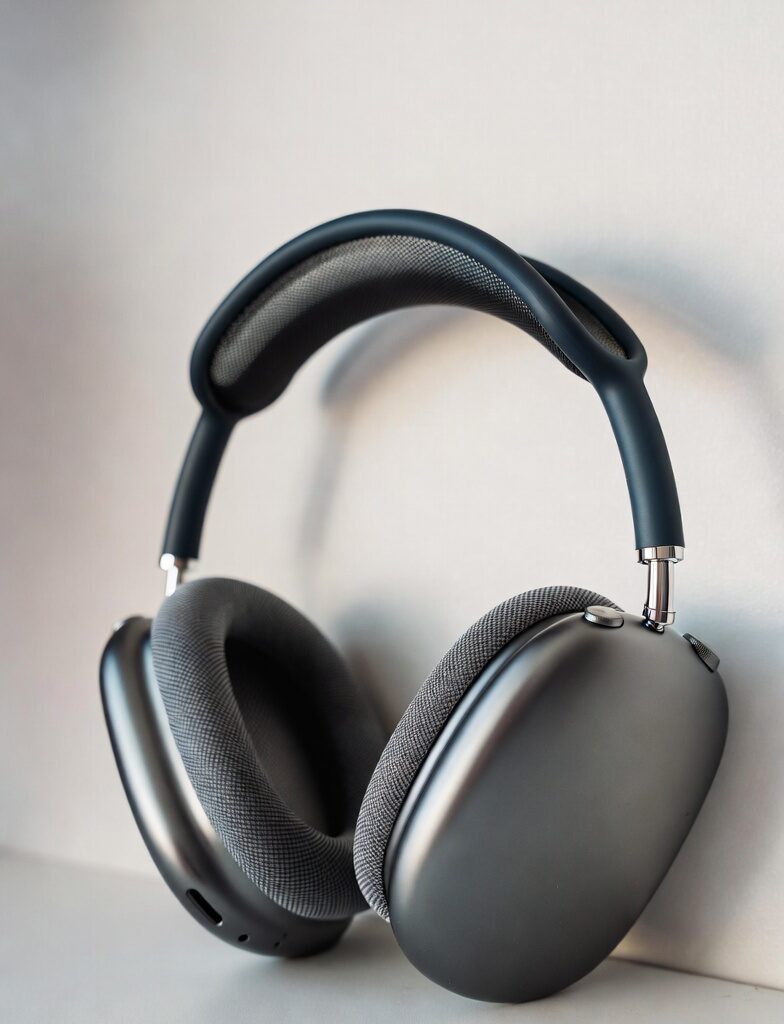 Apple AirPods Max 2 in space black color with mesh canopy headband