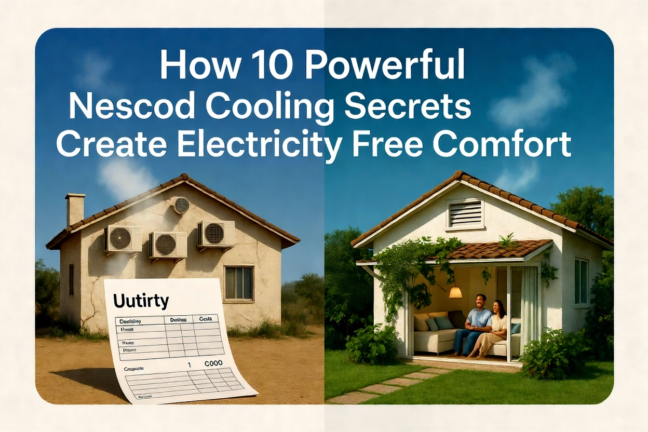 Before and After: 10 Nescod Cooling Secrets Transform Hot House into Cool Home Without Electricity Title: