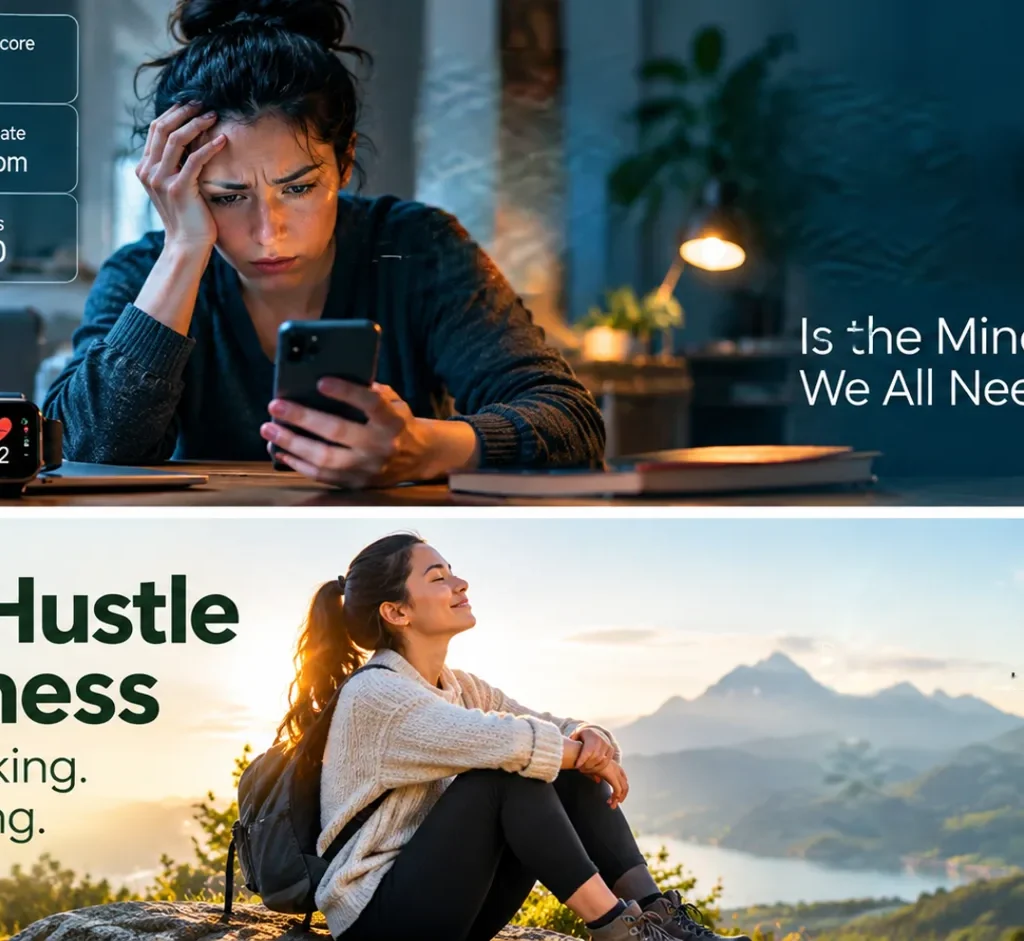 Anti Hustle Wellness lifestyle with less tracking and more living