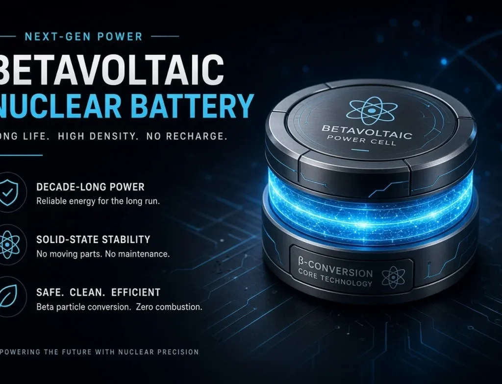 Next-Gen Betavoltaic Nuclear Batteries